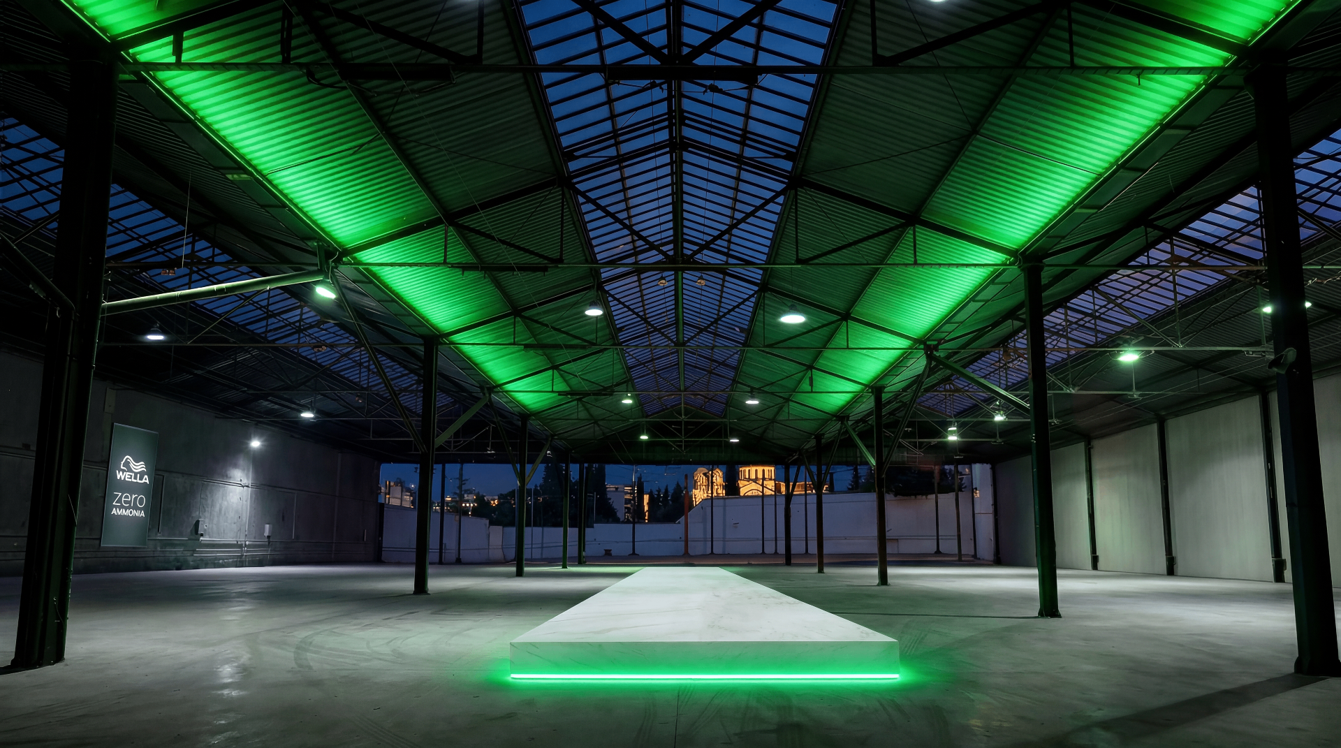 Amaxostasio venue transformed for the show
