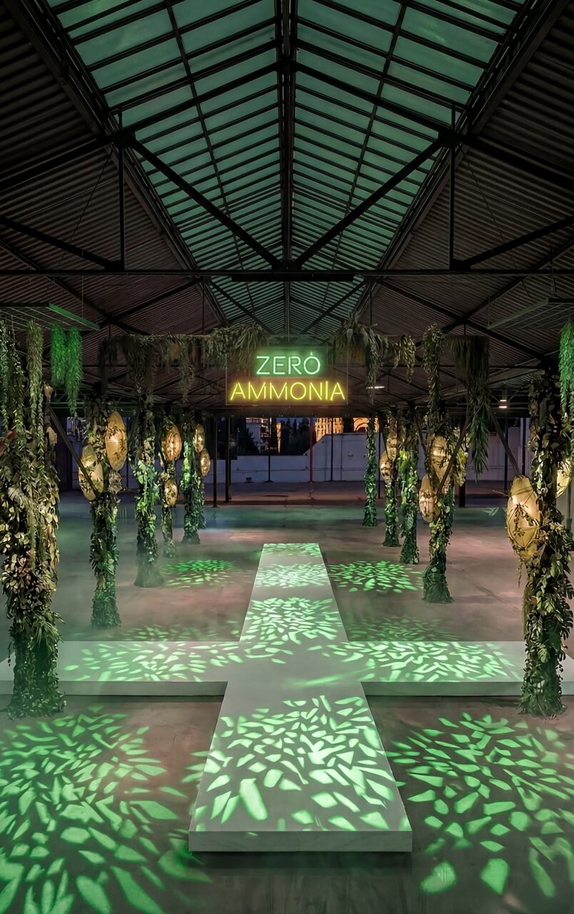 The Green Room — botanical aerial view