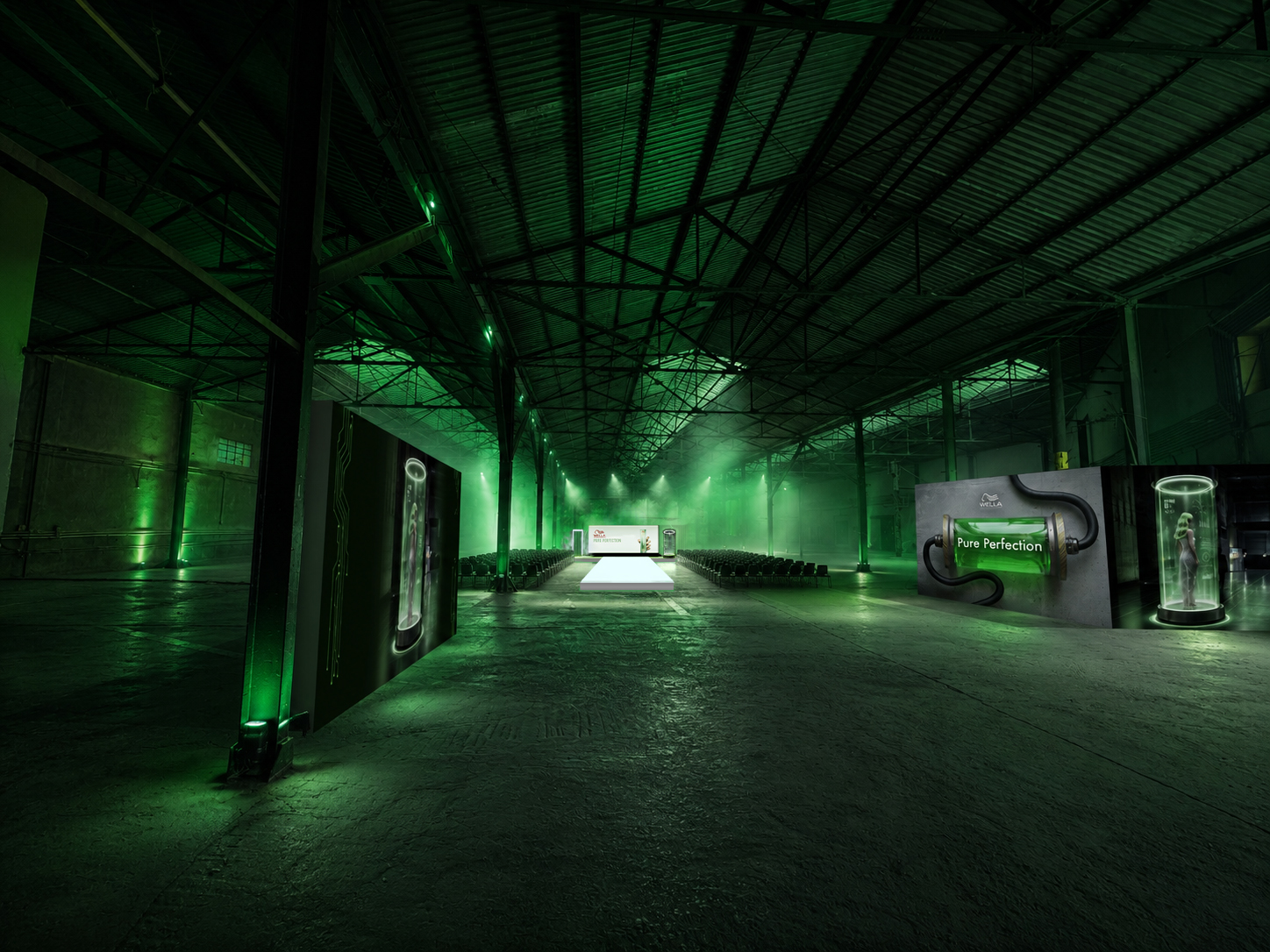 Pure Lab venue before the party